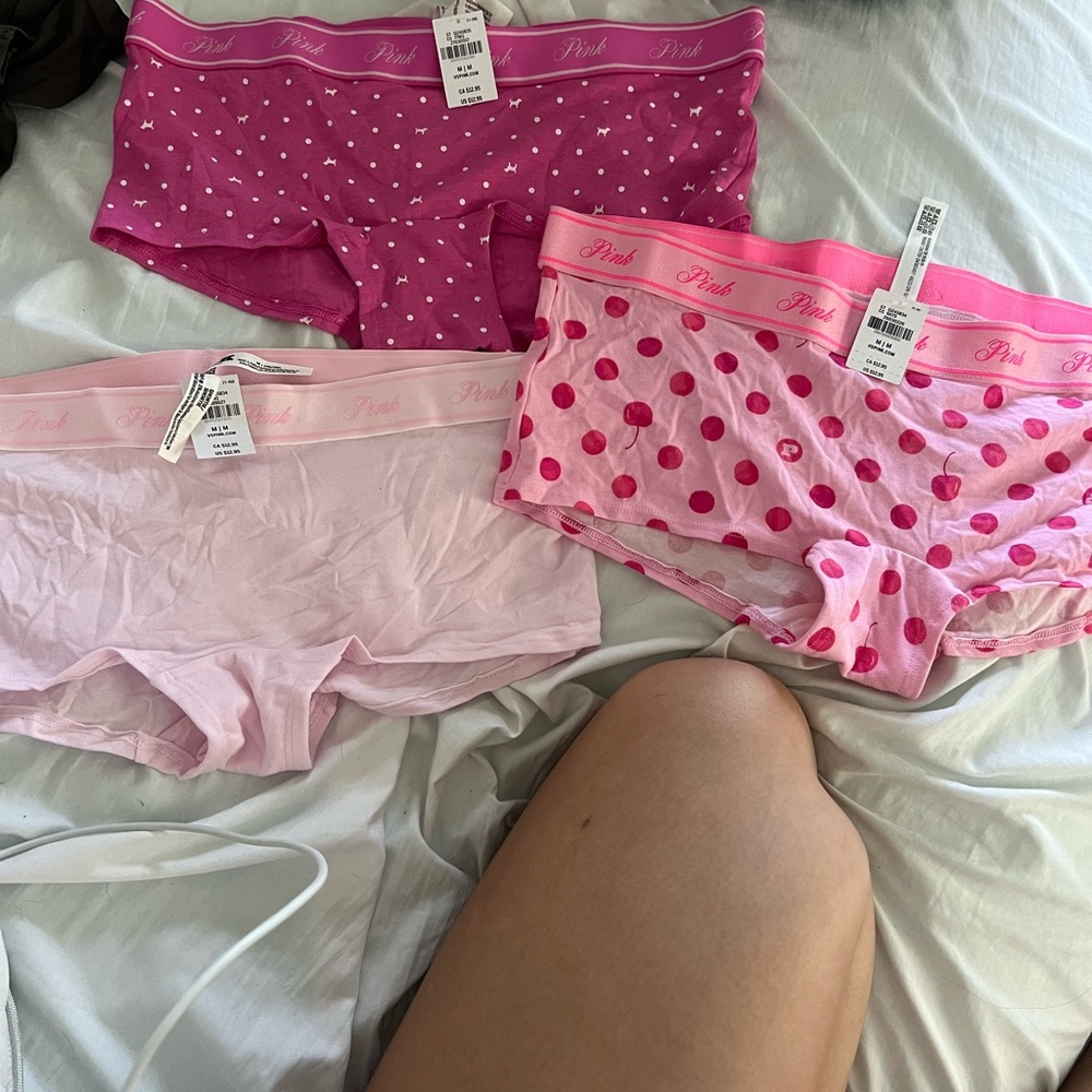 ALL NWT women’s pink brand shorties